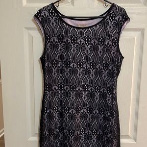 Cute black and purple dress